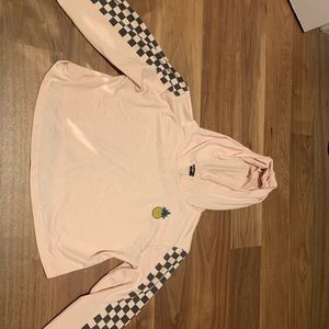 Romwe crop top hoodie